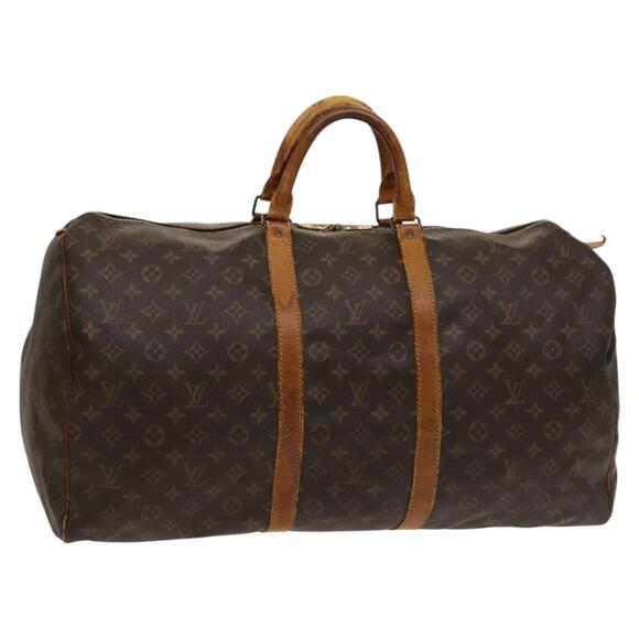 LOUIS VUITTON Monogram Keepall 55 Boston Bag M41424 - Picture 1 of 16